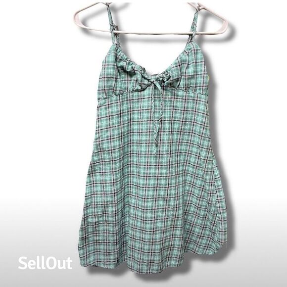 Wild Fable Dresses & Skirts - Wild Fable Women's S Plaid Mini Dress Sleeveless Casual Summer